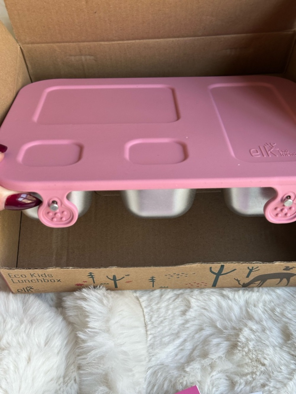 NWT Elk and Friends Lunch Box Bento Tray - Picture 5 of 8